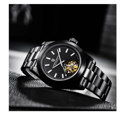 PAGANI 1658 New Automatic Mechanical Watch Stainless Steel Strap Depth Waterproof Men's Watch